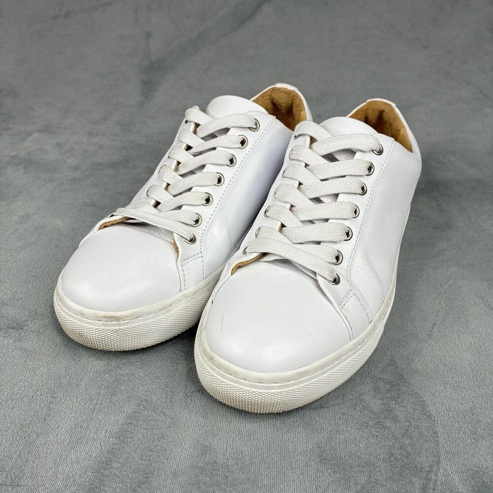 THURSDAY BOOT COMPANY White Leather Low-Top Sneakers